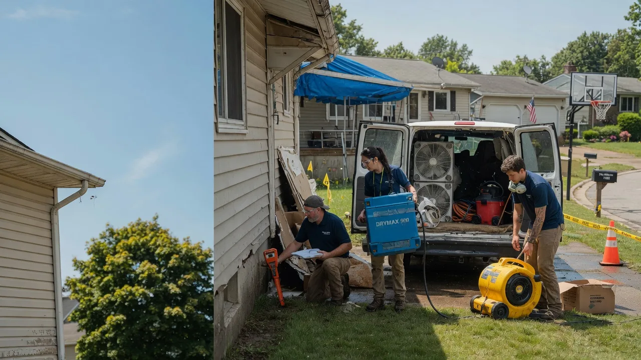 Ceiling Leak Cleanup in Hillsboro, WI near me